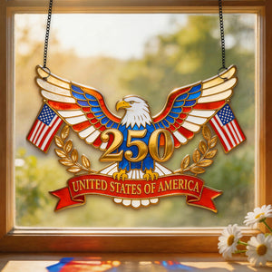 250th Anniversary Of The USA Suncatcher Ornament - Gifts For Patriots 04pgmg020326 - Ornament - GoDuckee