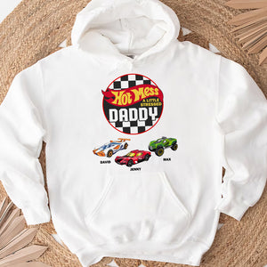 Personalized Gifts For Dad Shirt Hot Mess A Little Stress Daddy 012natn220224 Father's Day Gifts - 2D Shirts - GoDuckee