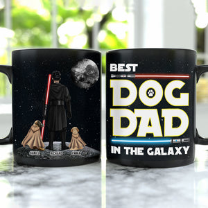 Personalized Gifts For Dad Coffee Mug Best Dog Dad In The Galaxy 012QHTH210324DAHHHG - Coffee Mugs - GoDuckee