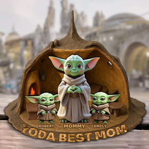 Personalized Gifts For Mom Plaque Warrior Mom 02OHDT100425 - Shaped Plaques - GoDuckee