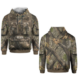 Outdoor Hunting 3D Hoodie – Personalized Gifts For Hunting Lovers 03ohqn261225 - AOP Products - GoDuckee