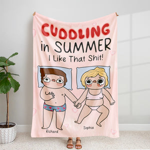 Personalized Gifts For Couple Blanket 03ohqn040624 - Blankets - GoDuckee