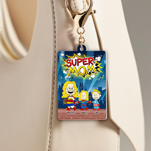 Personalized Gifts For Mom Keychain 03topu200325pa Super Mom - Keychains - GoDuckee