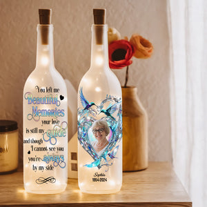 Personalized Memorial Custom Photo Gifts Bottle Lamp, You're Always By My Side 03TGLU240225 - Bottle Lamp - GoDuckee