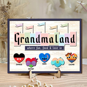 Personalized Gifts For Grandma Wood Sign 052qhtn040424 Mother's Day - Wood Signs - GoDuckee