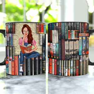 Personalized Gifts For Book Lover Coffee Mug 08hupu240125 - Coffee Mug - GoDuckee