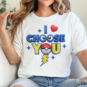 I Choose You Personalized Christmas Gifts For Couple Shirt 01ohtn300725 - Shirts - GoDuckee