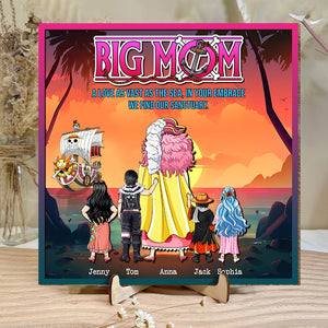 Personalized Gifts For Mom Wood Sign Big Mom 01totn280324pa - Wood Signs - GoDuckee