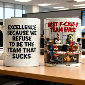 Office Worker Coffee Mug - Personalized Gifts For Coworkers 04natn291225 - Coffee Mug - GoDuckee