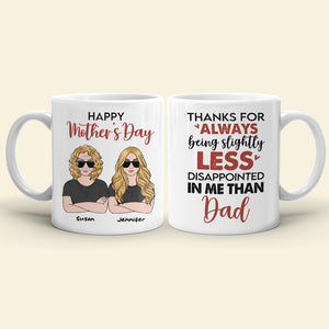Happy Mother's Day, Gift For Mom, Personalized Mug, Mom And Kid Coffee Mug, Mother's Day Gift - Coffee Mug - GoDuckee
