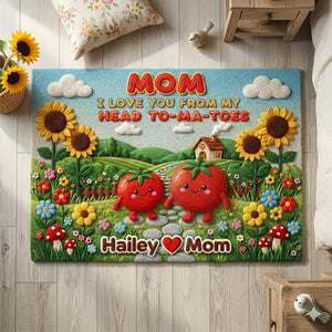 Adorable Tomato Doormat - Personalized Gifts For Mom 04tymg040326 - Doormat - GoDuckee