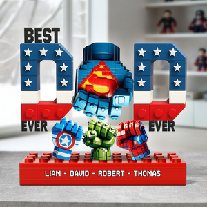 Best Super Dad Acrylic Plaque - Personalized Gifts For Father 01OHPU160525 - Shaped Plaques - GoDuckee