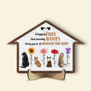 Personalized Gifts For Dog Lover Wood Sign 03HTMH160324 - Wood Signs - GoDuckee