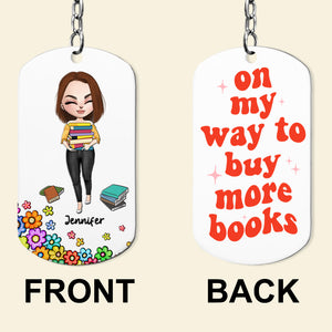 Personalized Gifts For Book Lovers Keychain To Buy More Books - Keychains - GoDuckee