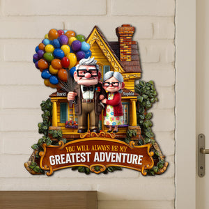 Greatest Adventure Wood Sign Personalized Gifts For Couple 02TGTN240525 - Wood Sign - GoDuckee
