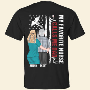 My Favorite Nurse Call Me Dad Personalized Shirt, Gift For Father's Day - Shirts - GoDuckee