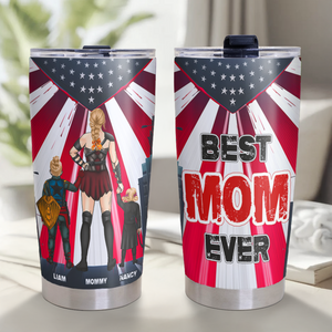 Personalized Gifts For Mom Tumbler Best Mom Ever 03topu140425hg - Tumbler Cup - GoDuckee