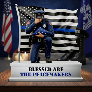 Police Honoring Acrylic Plaque Personalized Gifts For Police 02OHDT100625 - Shaped Plaques - GoDuckee