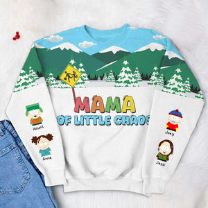 Personalized Gifts For Mom 3D Shirt, Mama Of Little Chaos 04TOLU180325HG - AOP Products - GoDuckee