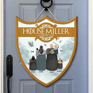 Personalized Gifts For Family Wood Sign Movie Family Characters 04QHTN240124 - Wood Signs - GoDuckee
