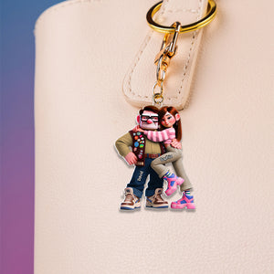 Personalized Gifts For Couple Keychain 02OHDT050225 - Keychains - GoDuckee