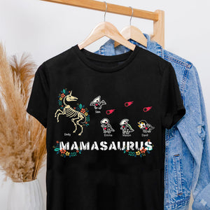 Personalized Gifts For Mom Shirt Mamasaurus - 2D Shirts - GoDuckee