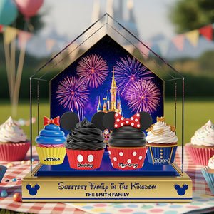 Kingdom of Cupcakes Acrylic Plaque Personalized Gifts For Family 01OHDT100625 - Shaped Plaques - GoDuckee