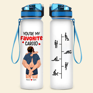 Naughty Couple Tracker Bottle - Personalized Gifts For Couple 03toqn070525hg - Water Bottles - GoDuckee