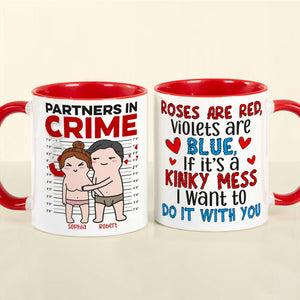 If It's A Kinky Mess I Want To Do It With You-Gift For Couple-Personalized Coffee Mug- Funny Couple Mug - Coffee Mug - GoDuckee
