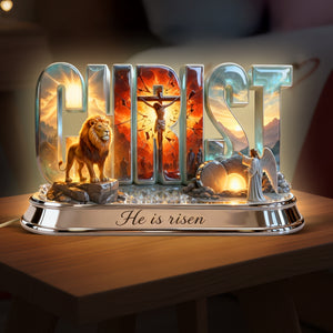 Jesus Christ Resurrection Holy Light Box, Easter Gift For Christians 03qhqn280126 - Light Box - GoDuckee