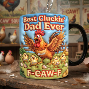 Best Cluckin' Dad Ever Magic Mug - Personalized Gifts For Dads 04nalu130526 - Coffee Mug - GoDuckee