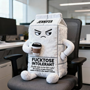 Stupid Intolerant Custom Shape Pillow - Personalized Gifts For Office Worker 02qhqn141125 - Pillow - GoDuckee