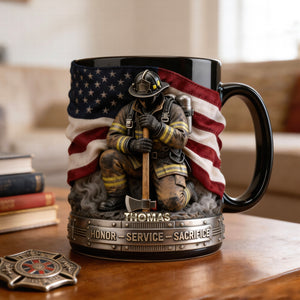 Firefighter Pride Coffee Mug – Personalized Gifts For Firefighter 04toqn251225 - Coffee Mug - GoDuckee