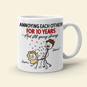 Romantic Couple, Forever In Love, Personalized Coffee Mug, A Timeless Gift For Couples, - Coffee Mug - GoDuckee