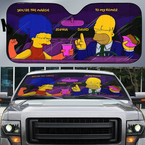 Personalized Gifts For Couple Windshield Sunshade 04TODT140624 - Doormat - GoDuckee