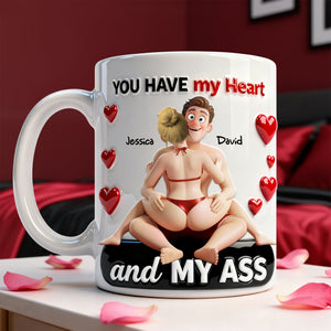 Naughty Couples Coffee Mug - Personalized Gifts For Couples 04ohlu200126 - Coffee Mug - GoDuckee