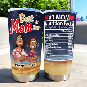 Personalized Gifts For Mom Tumbler Best Mom Ever 02TODT010325PA - Tumbler Cup - GoDuckee