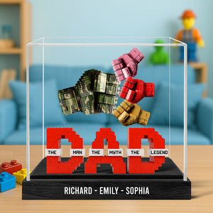 Legend Fist Bump Dad Acrylic Plaque Personalized Gifts For Dad 06OHQN170525 - Shaped Plaques - GoDuckee
