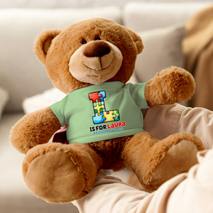 Custom Autism Alphabet Bear With Personalized Shirt 03ohpu190225 - Bear - GoDuckee