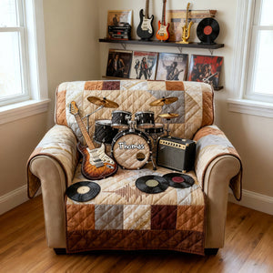 Rock & Roll Spirit Sofa Cover - Personalized Gifts For Rock Lovers 05NALU270126 - Sofa Cover - GoDuckee
