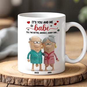 Personalized Funny Christmas Gifts For Old Couple Coffee Mug 05natn241025 - Coffee Mug - GoDuckee