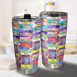 Personalized Gift For Movie Lovers Tumbler Video Tape Collection 02OHLU220125 - Tumbler Cup - GoDuckee