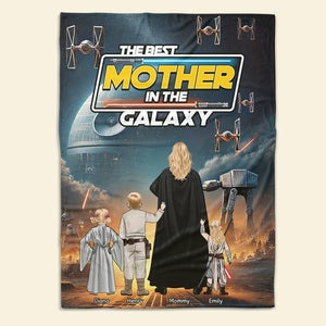 Mom Galaxy Blanket - Personalized Gifts For Mom 041xqqn250425hhhg - Blanket - GoDuckee