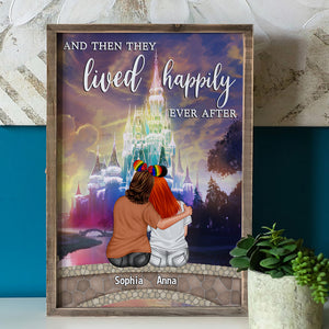 Couple And Then They Lived Happily Ever After Personalized Canvas Print 04DNTN230623TM - Poster & Canvas - GoDuckee