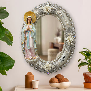 Personalized Gifts For Virgin Mary Lovers Mirror 06naqn240725 - Mirror - GoDuckee