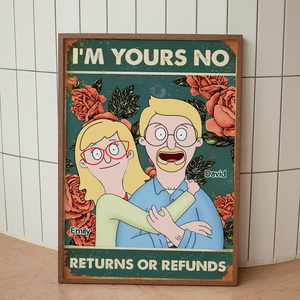 Personalized Gifts For Couple Canvas Poster Retro Style 02xqpu060225hg - Poster & Canvas - GoDuckee