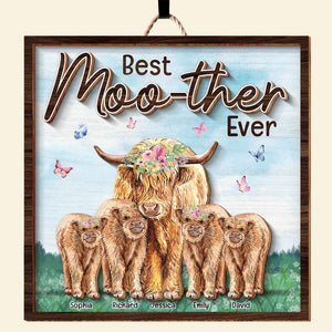 Personalized Gifts For Mom Wood Sign Best Mother Ever 03naqn280224 - Wood Signs - GoDuckee