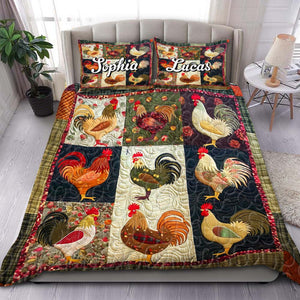 Personalized Gifts For Chicken Lovers Quilt Bedding Set Special Line 01hutn051124 - Blanket - GoDuckee