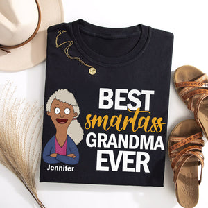 Personalized Gifts For Grandma Shirt Best Smatass Grandma Ever 07OHDT190325HG - Shirts - GoDuckee