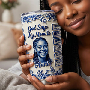 Toile De Jouy Christian Tumbler - Custom Photo Gifts For Mom And Grandma 01tylu030426 - Tumbler Cup - GoDuckee